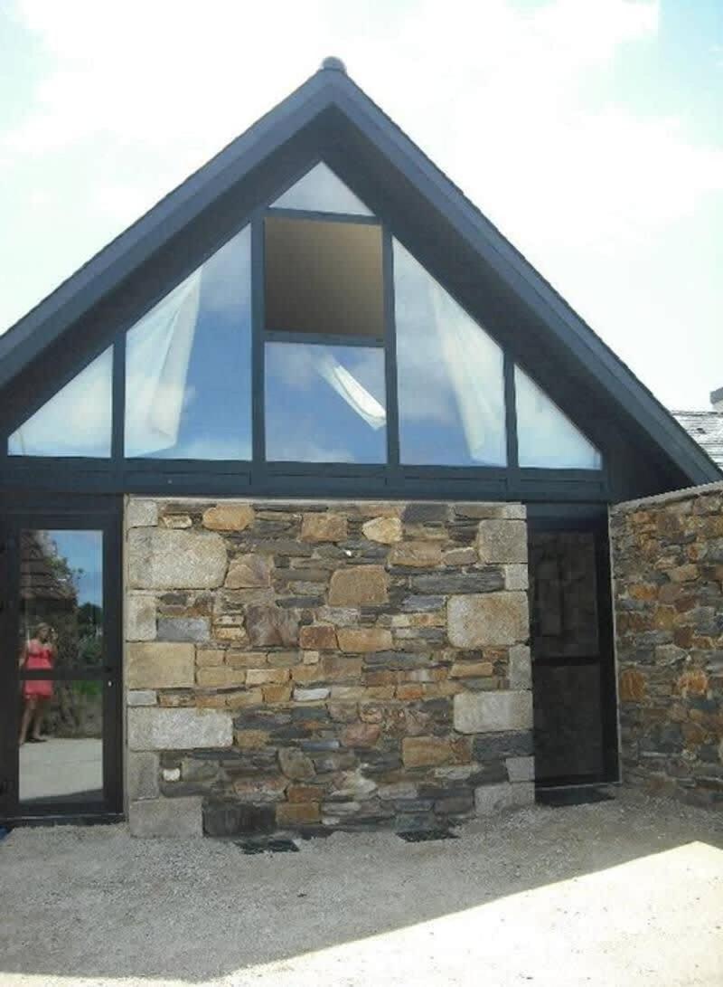 Large Farmhouse With Garden And Sea View For 8 People Locquenole Exterior foto