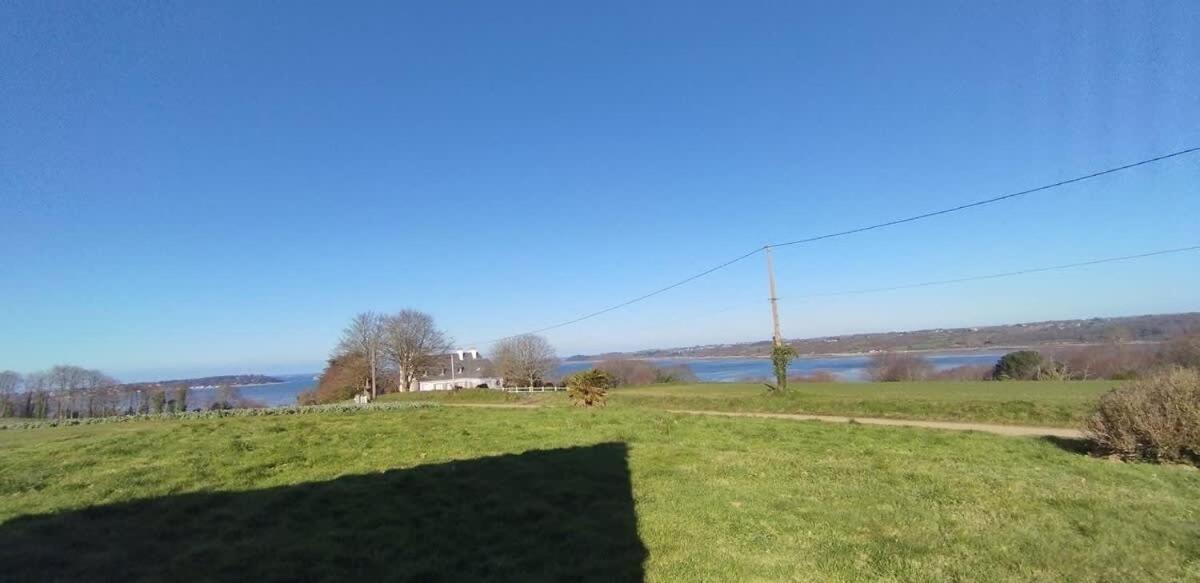 Large Farmhouse With Garden And Sea View For 8 People Locquenole Exterior foto